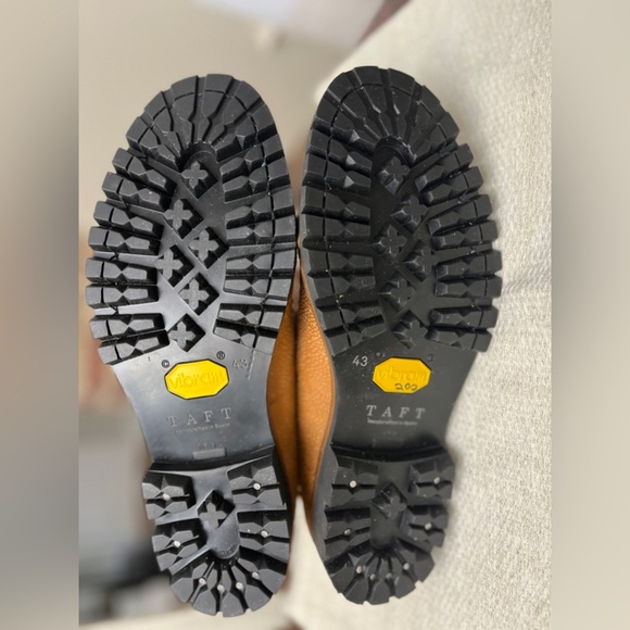 Taft Suola Viking Boot Size 43 US 10 Handmade In Spain Leather Hiking Vibram EUC - Picture 7 of 11